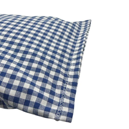 Heukräuterkissen blau/weiß kariert - Vielfältige-Motive - 30x20 cm - Lederhose - Alpenzauber®