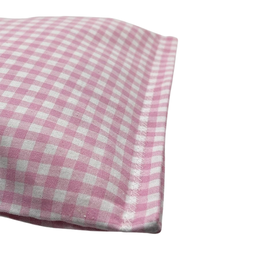 Heukräuterkissen rosa/weiß kariert - Vielfältige-Motive - 30x20 cm - Lederhose - Alpenzauber®