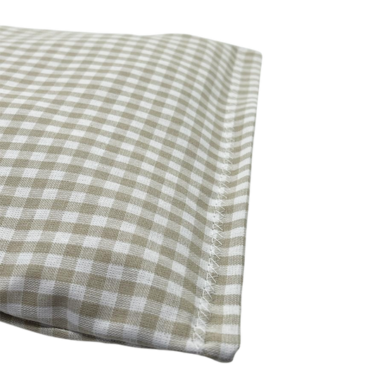 Heukräuterkissen beige/weiß kariert - Vielfältige-Motive - 30x20 cm - Lederhose - Alpenzauber®