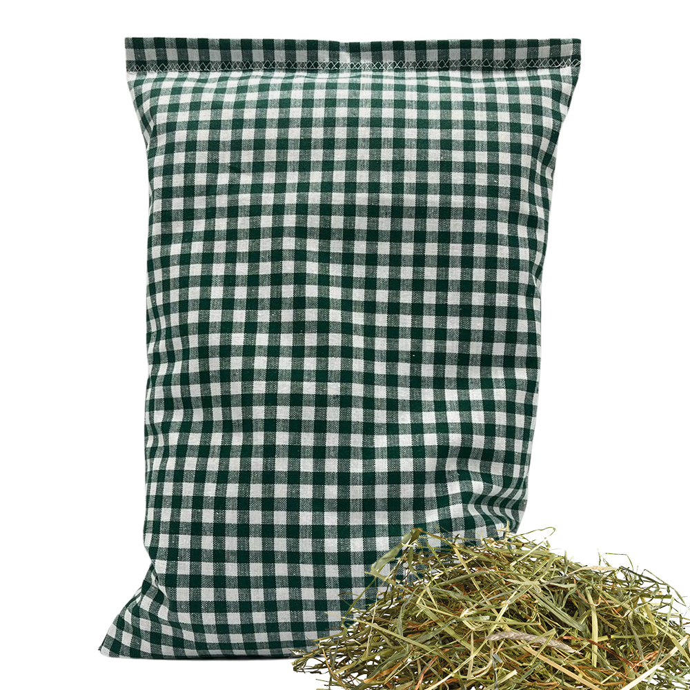 Heukräuterkissen grün/weiß kariert - Vielfältige-Motive - 30x20 cm - Ohne Motiv - Alpenzauber®