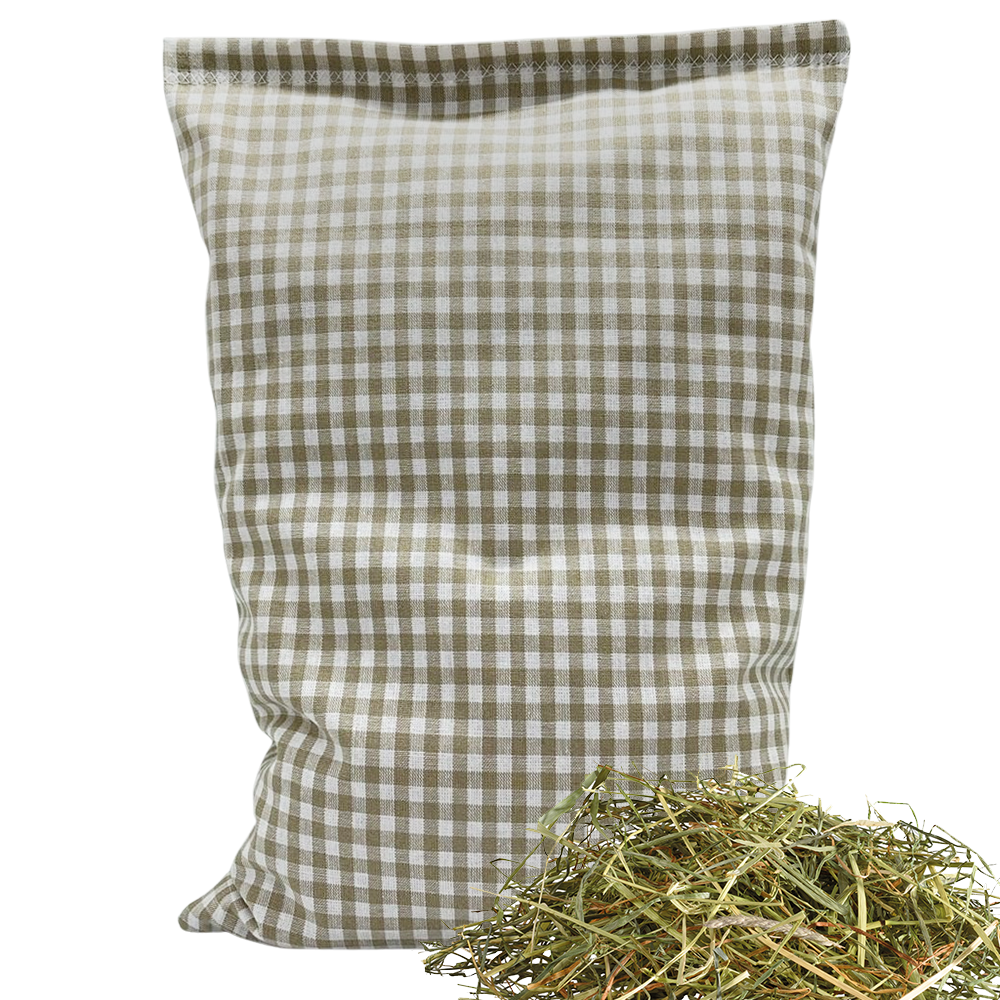 Heukräuterkissen beige/weiß kariert - Vielfältige-Motive - 30x20 cm - Ohne Motiv - Alpenzauber®